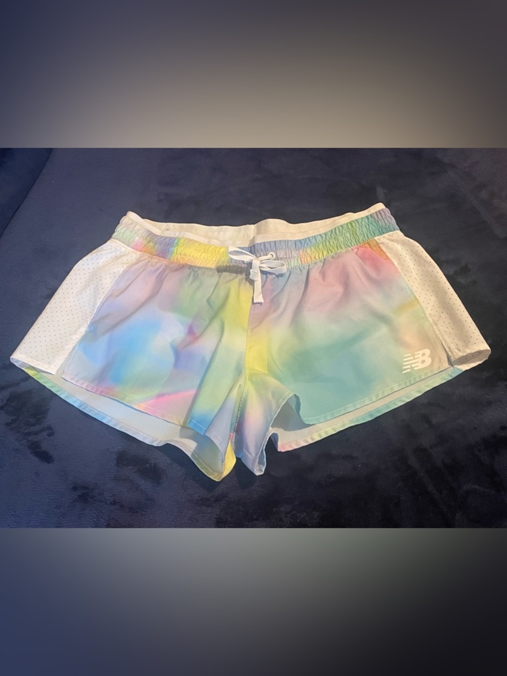 New Balance Pastel Tie-Dye Athletic Shorts - Multi